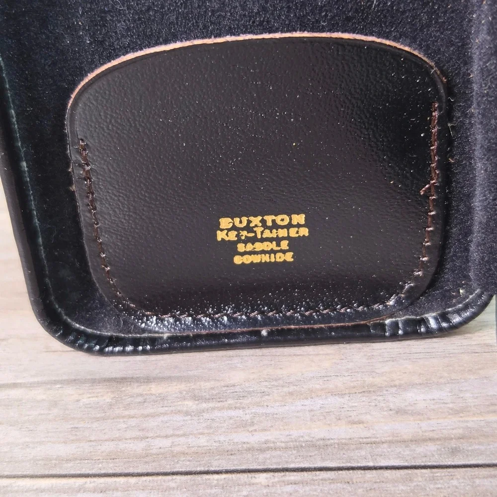 Vintage Schlitz Beer Buxton Key-Tainer Leather Key Case Holder Chicago Promo Box